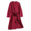 Women's Ice Silk Robe: Elegant, Sexy, and Thin Pajamas for Spring and Autumn.