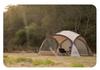 Mountain Guest Silver-Coated Dome Canopy: Upgraded Zipper Tent & Sun Shelter, Large Outdoor Camping Yurt with Sun Protection.