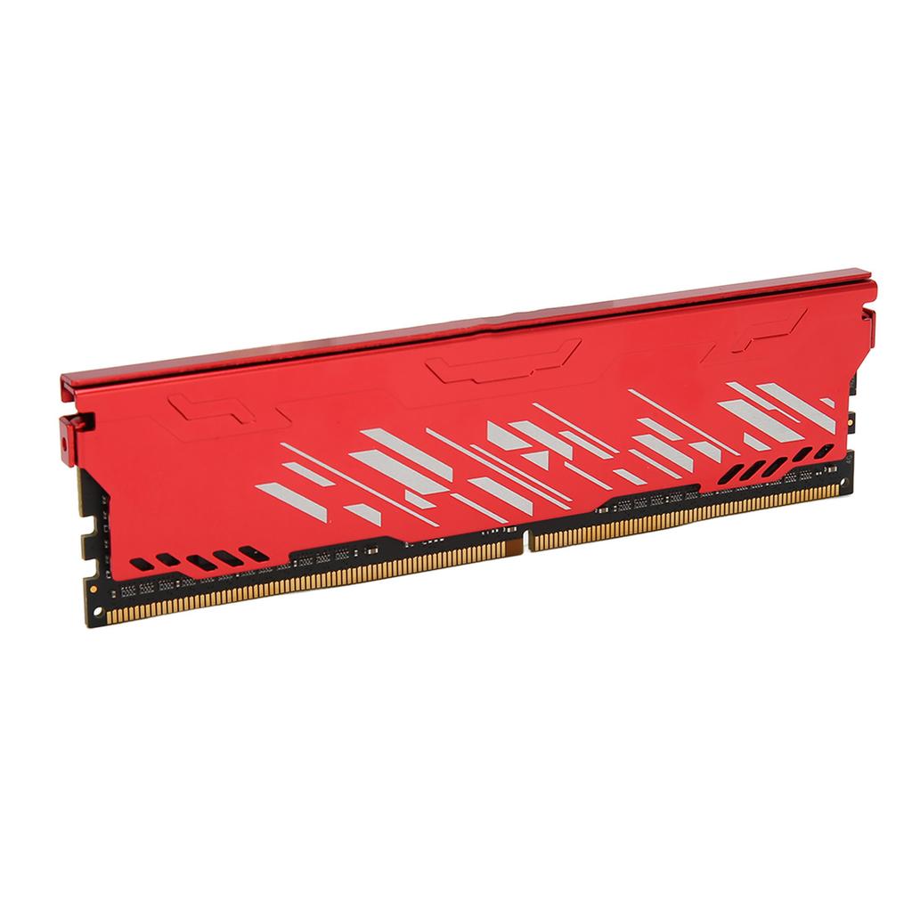 Desktop Memory Module Red DDR4 2666MHz 21300 Bandwidth Aluminium Alloy Gaming RAM for Computer Chassis Upgrade