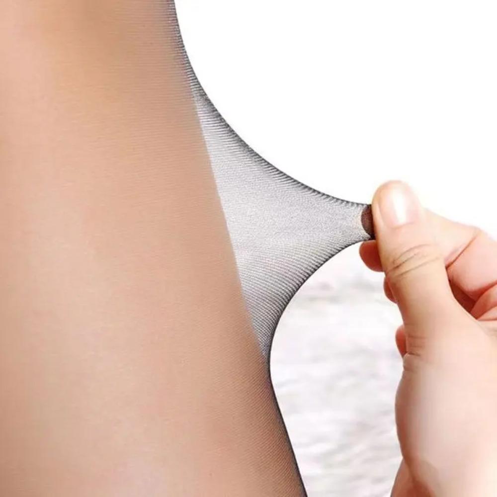Long Socks Stockings Transparent Thigh High Stockings Women Girls Knee High Wide Neck Rear Vertical Line Thin Nylon Socks