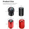 Car Stickers For Alfa Romeo 4Pcs Aluminum Alloy Car Wheel Tire Valve Caps Stem Cover For Alfa Romeo 4C 159 166 Spider Giulia Giu