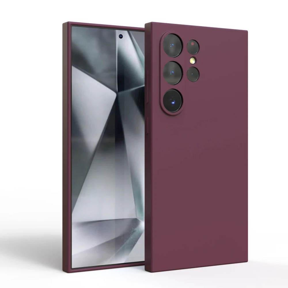 Promozione Custodia Semplice Morbida in Silicone Liquido Per Samsung Galaxy S21 S22 S23 S24 S25 Ultra Plus FE S20 Ultra Cover Colorata