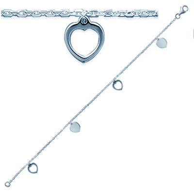 [G1253] - Pulsera Plata 'Chorégraphie' plateada (amor) - 7 mm