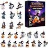 Halloween Adventskalender 2026, Acryl Geist Blind Box Countdown-Kalender mit täglichen Überraschungstüren, Tisch-Feiertagsdekoration für Heimparty Geschenk