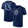 Camiseta Thomas Mullerr Fanatics Azul Marino Nombre y Número Vancouver Whitecaps FC