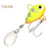 6Pcs 10G/5CM VIB Fishing Lure with Treble Hook Spinning Sequin Long Casting Metal Hard Artificial Spinner Bait Saltwater Freshwater Bass Walleye
