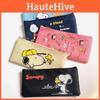 Peanuts Snoopy Cute Oxford Material Pen Bag With Storage For Students Office Use