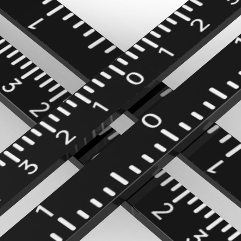 Aluminum Alloy Multi-function 6/12 Fold Ruler Angle Finder Universal Angler Ruler Metal Drill Guide Locator 6/12 Fold