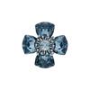 Brooch Crystal Lucky Grass Magnetic Clasp Brooch for Women Luxury Style Neckline Anti-Glare