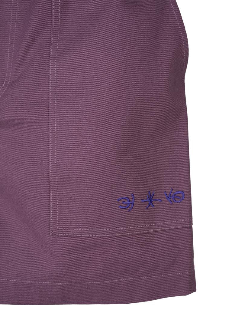 KOYU Cotton Fatigue Hiking Shorts Purple