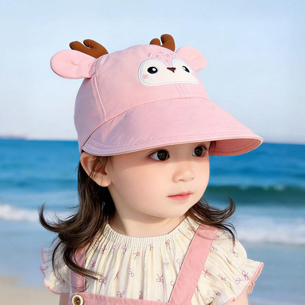 Kids' Wide Brim Quick-Dry Sun Hat - Cute Sun Protection Cap for Boys & Girls (Spring to Autumn)