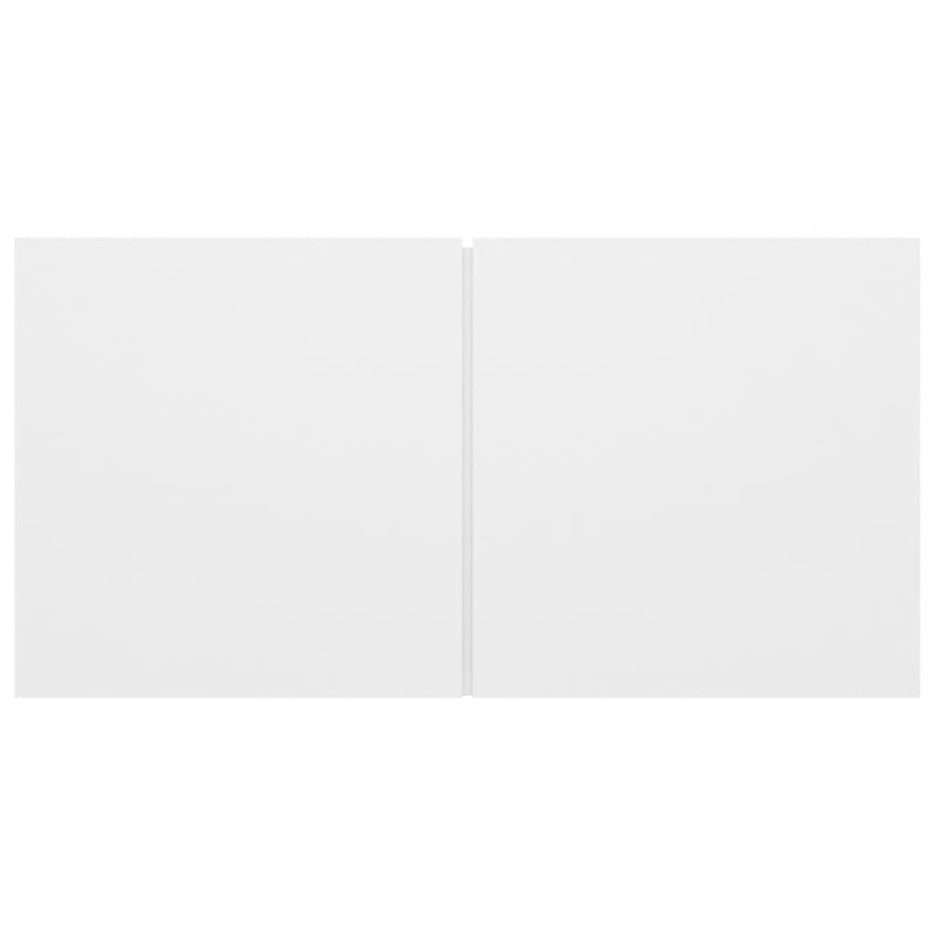 5 piece TV cabinet set white particleboard