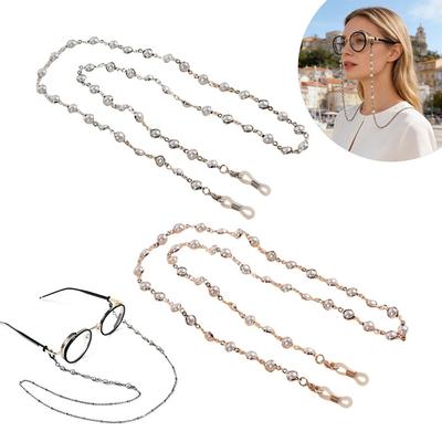 Perlen Sonnenbrillen Kette Verstellbare Brillen Kette Mode Sonnenbrillen Lanyard Riemen Augen Accessoires