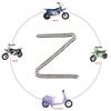 KAMIER 25H Drive Chain 126 Link For Razor MX350 MX400 ZR350 SX350 McGrath Dirt Rocket Bike Kids Electric Pocket Mod Mini Euro Bella Vapor Sweet Pea