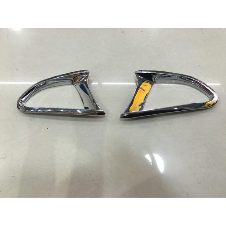 Triple Chrome Rear Fog Light Cover Trim for Mazda 2 2015-2017 DEMIO Foglight