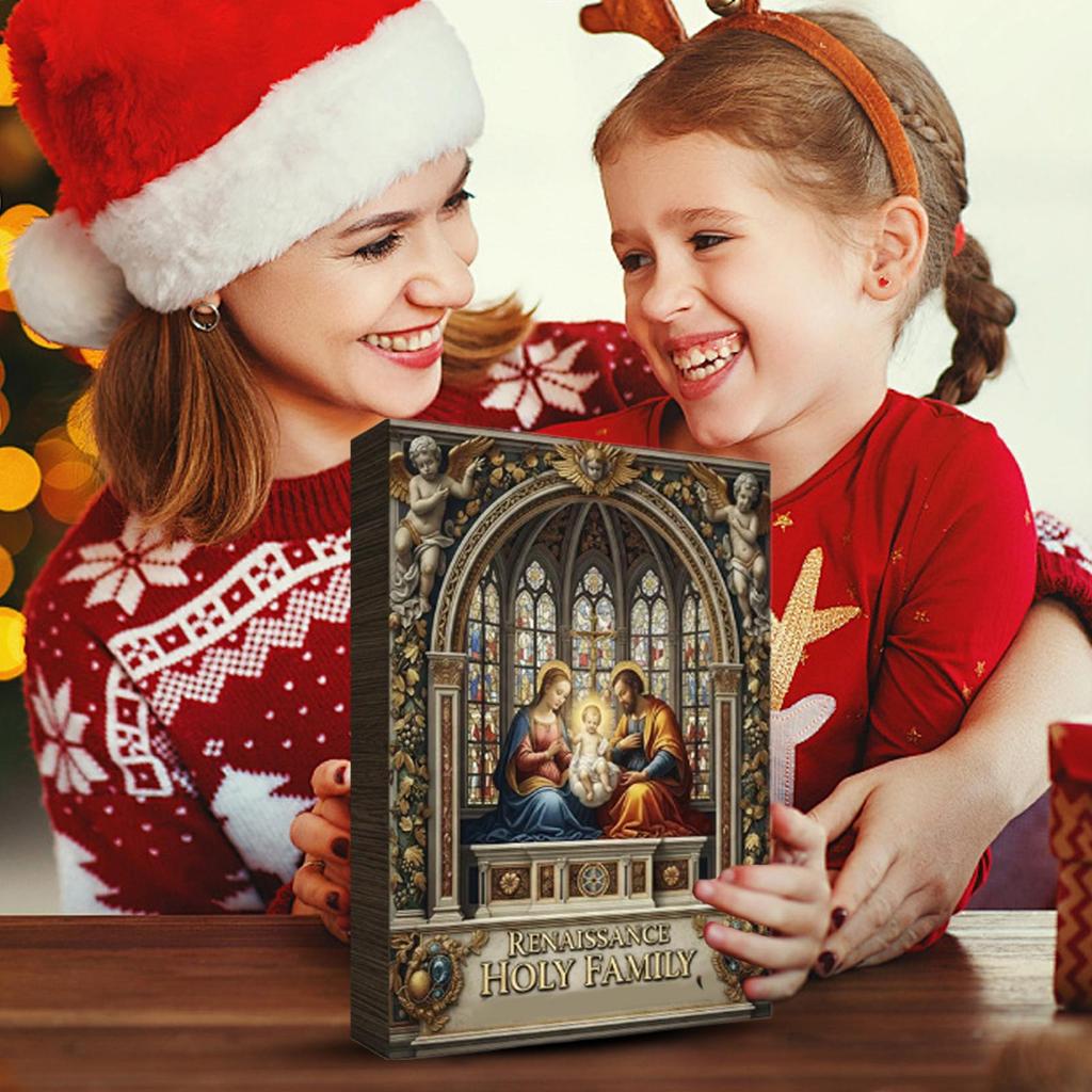 2025 Renaissance Pentecost Calendar Christmas Advent Calendar Advent Kids for Holiday Decorations