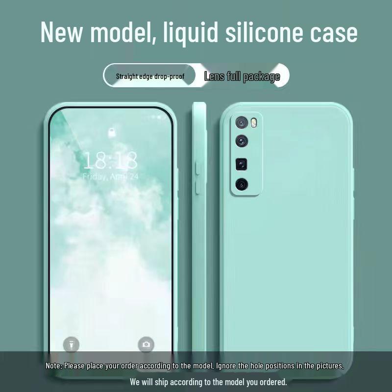 Huawei Nova7 Pro Rubik's Cube Anti-Drop Solid Color Soft Case