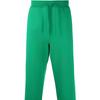 Polo Ralph Lauren Ss22 Solid Color Logo Print Elastic Waist Cuffed Casual Knit Joggers Men Joggers Green 710860403-003