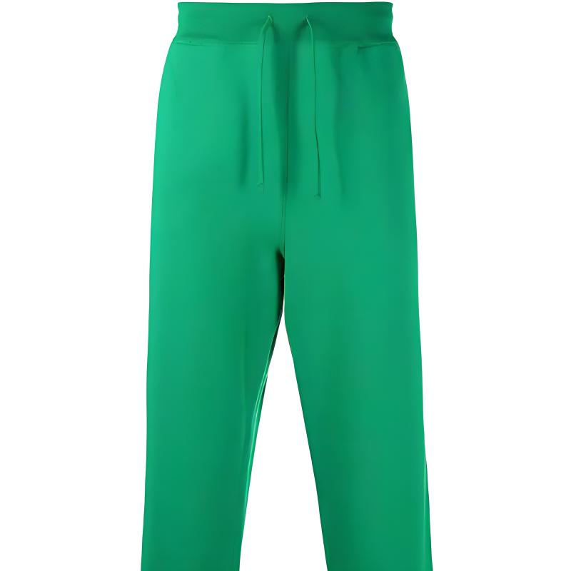 Polo Ralph Lauren Ss22 Solid Color Logo Print Elastic Waist Cuffed Casual Knit Joggers Men Joggers Green 710860403-003
