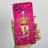 For Realme C21Y C25Y Phone Case Crown Letters Soft Liquid Silicone Protective Back Cover For Realme C21 C15 C 21 C 25 Y Fundas