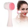 Fashion Soft Double Sides Facial Deep Cleansing Brush Face Skin Care Clean Brush