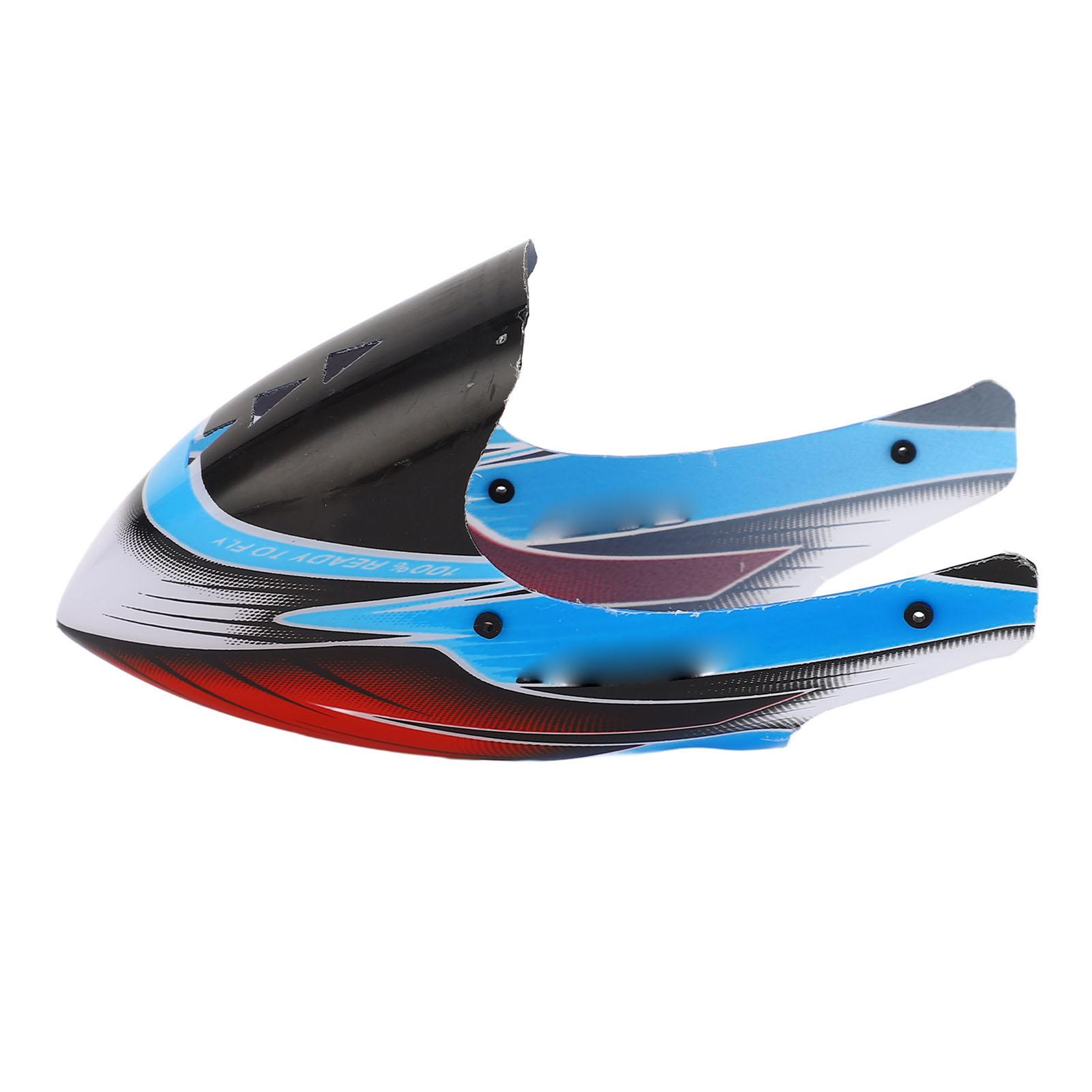 

RC Helicopter Head Cover Blue Red Remote Control Helicopter Model Head Cover Canopy for WLtoys K200