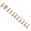 22 PCS Rotary Tool Brass Collet Set 0.5-3.2mm 4.3mm Shank Collet Bit Set Quick Change Drill Chuck Set For Dremel