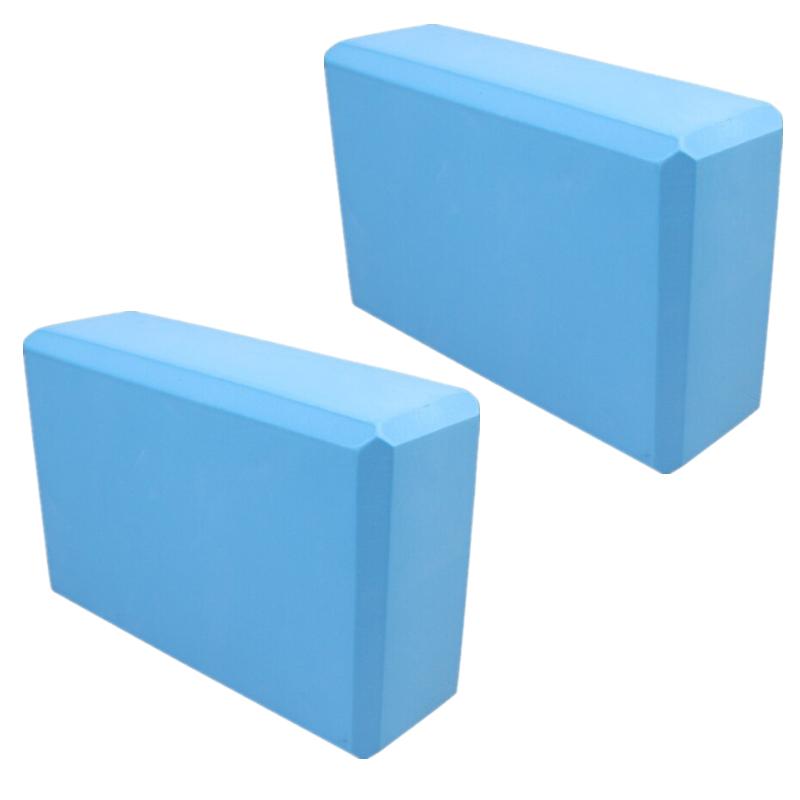 2Pcs EVA Yoga Blocks Gym Foam Brick Exercise Equipment for Fitness Dance Stretching Body Shaping