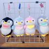 Mini Plush Toy Claw Machine Keychain Charms