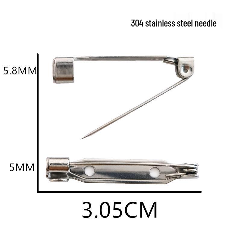 

Булавки безопасные из нержавеющей стали, не ржавеющие, 3 см: Гладкие кончики защищают одежду, идеально подходят для изготовления бутоньерок и аксессуаров своими руками. 3CM