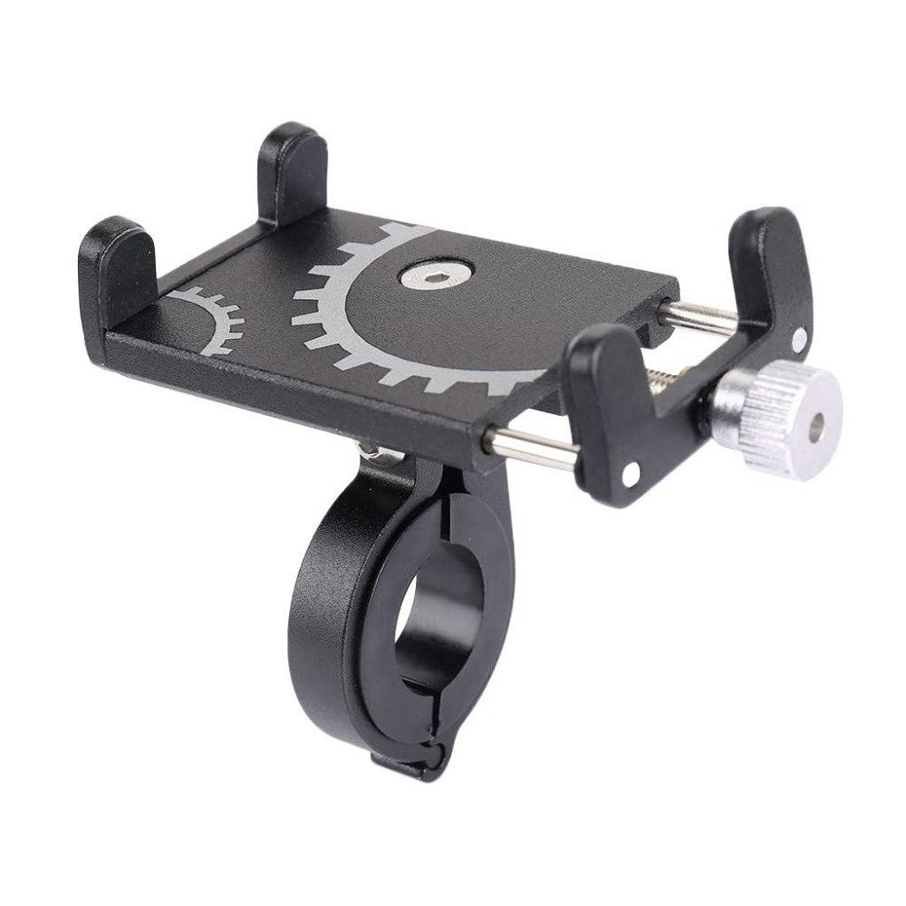 Aluminium Alloy Bicycle Mobile Phone Holder Motorcycle Electric Scooter Handlebar Clamp Stand Mountain Bike Phone Holder Aluminium Alloy