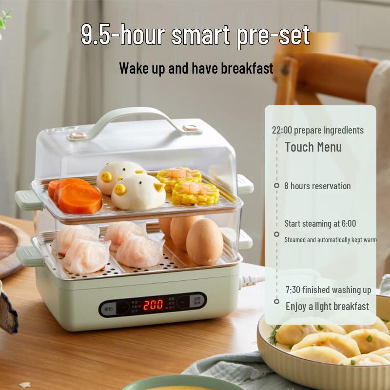BEAR Multi-functional Electric Egg Cooker & Steamer