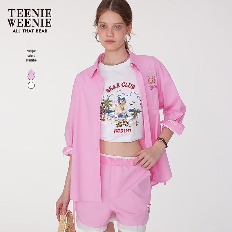 Teenie Weenie Bear Women s Lapel Shirt with Belt M