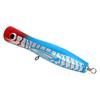 Popper Fishing Lure Attractive Colors Reflective Basswood 7.1in 3oz Large Popper Fishing Lure for Bass Tuna GT