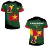 Cameroon Pride! National Emblem Short-sleeve T-shirt, Casual Sporty