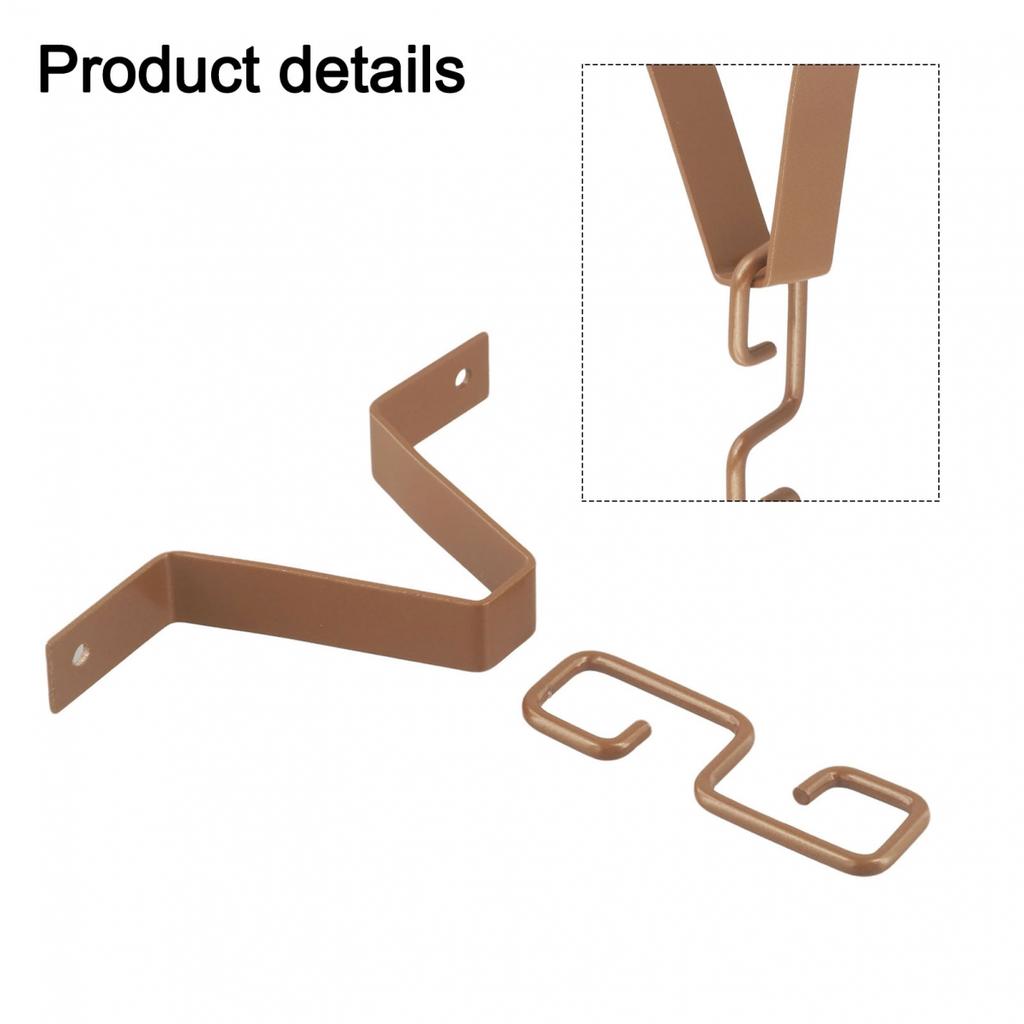 Rain Chain Gutter Adapter V Shaped Hook Hanger Standard-sized Gutters