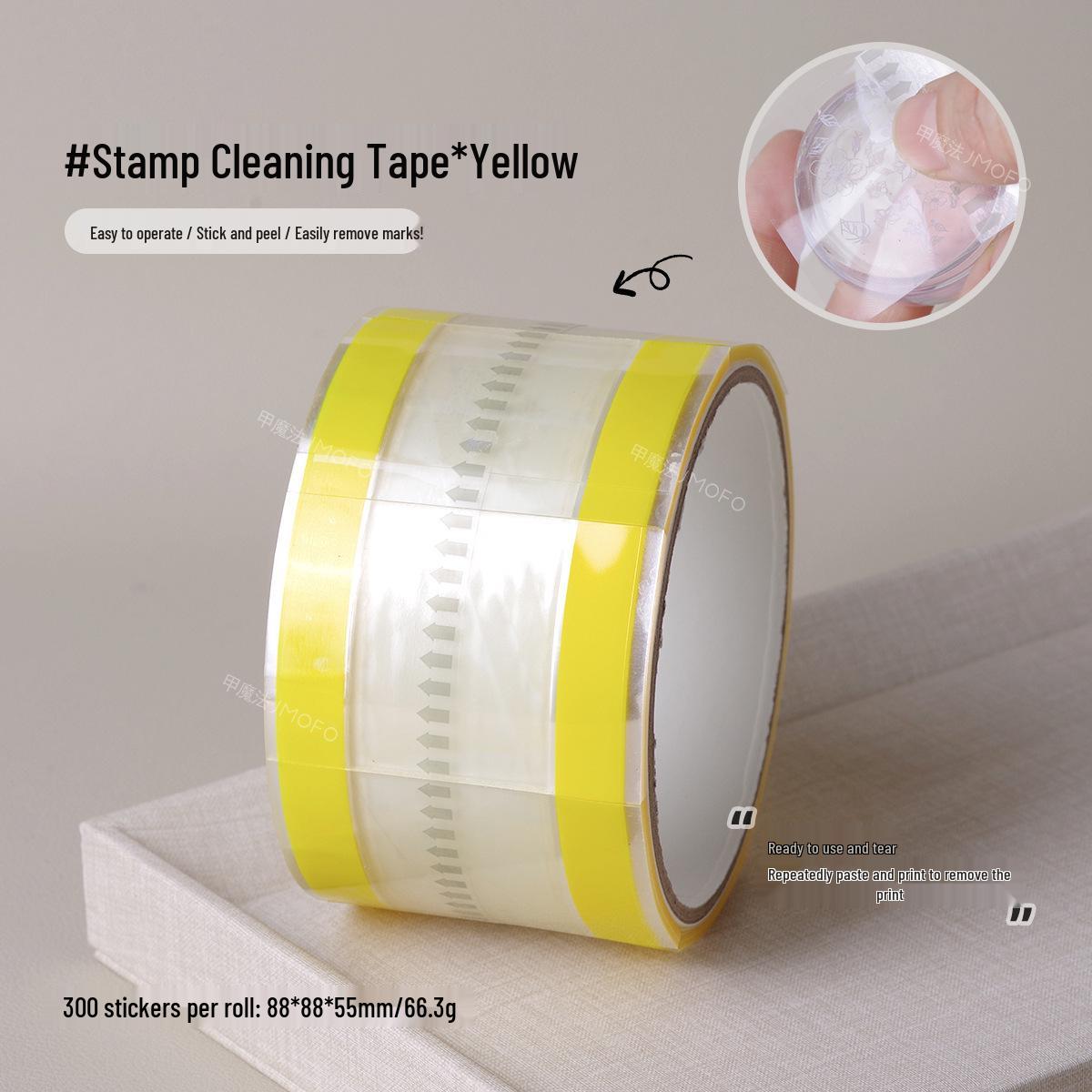 

Nail Stamper Cleaner: Disposable Transparent Sheets, No Residue