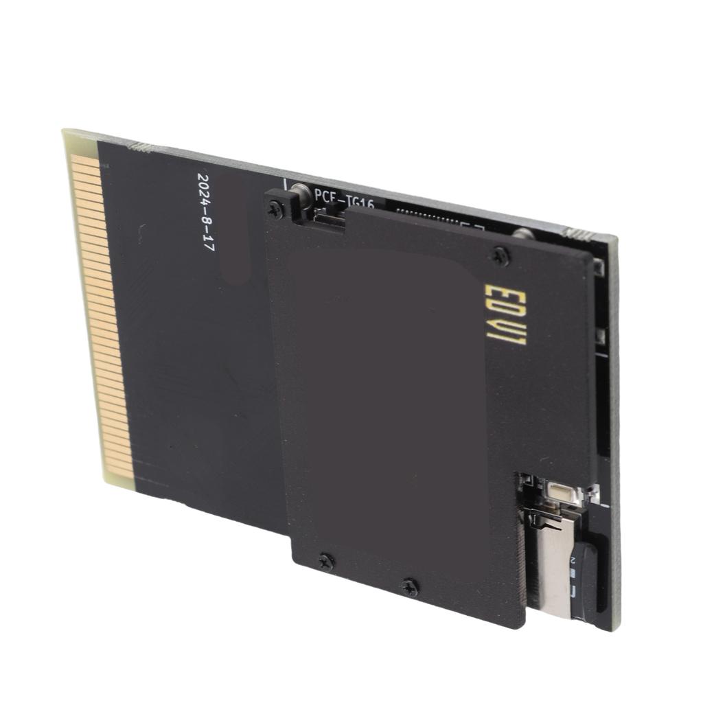 Game Cartridge 1000 in 1 Black Gold Board Flash Cartridge Card for PC Engine for TurboGrafx 16