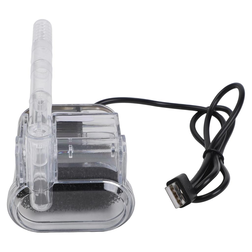 Adjustable Flow Fish Tank Filter Fully Transparent Design High-quality Plastic Material Compact Fish Tank Cleaner