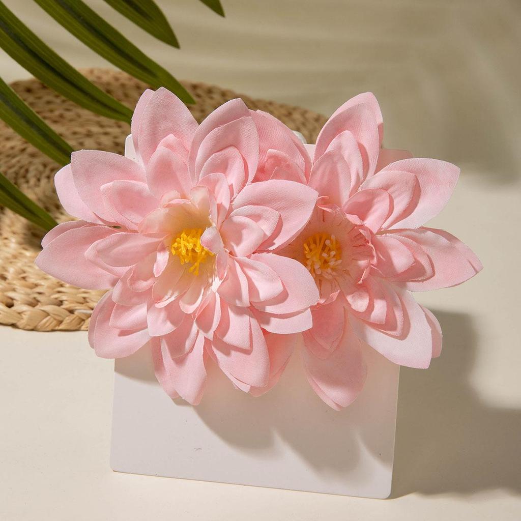 Sweet Cute Exaggerated Simulation Multi-Layer Polyester Flower Earrings Suitable for Women's Beach Vacation, Beach Party Gifts