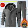 Winter Plus Velvet Thickened Jacket Overalls Suit Men's Cold-proof, Warm, Waterproof and Wear-resistant Tooling Outdoor