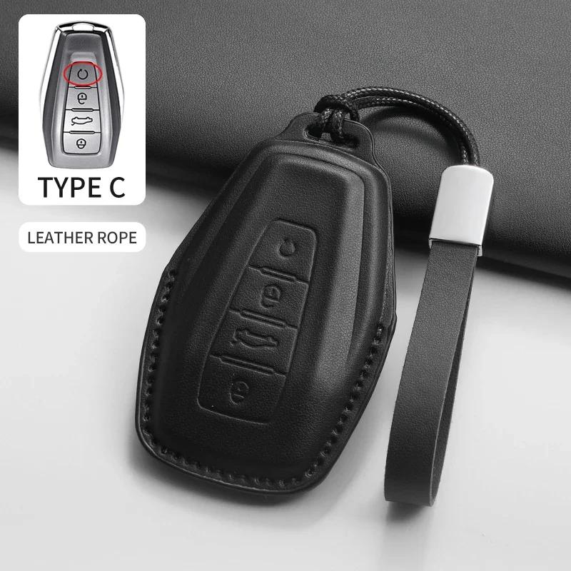 Car Key Case Cover Shell Fob for Geely X50 X70 X6 Okavango Coolray Atlas Monjaro Tugella Emgrand GT S Proton Car Remote Keychain