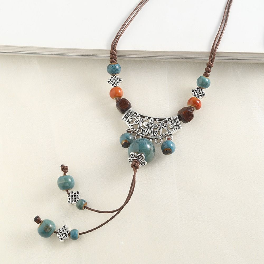 Does Not Fade Ceramic Necklace Light Luxury Women's Pendant Jewelry  Women's Accessories