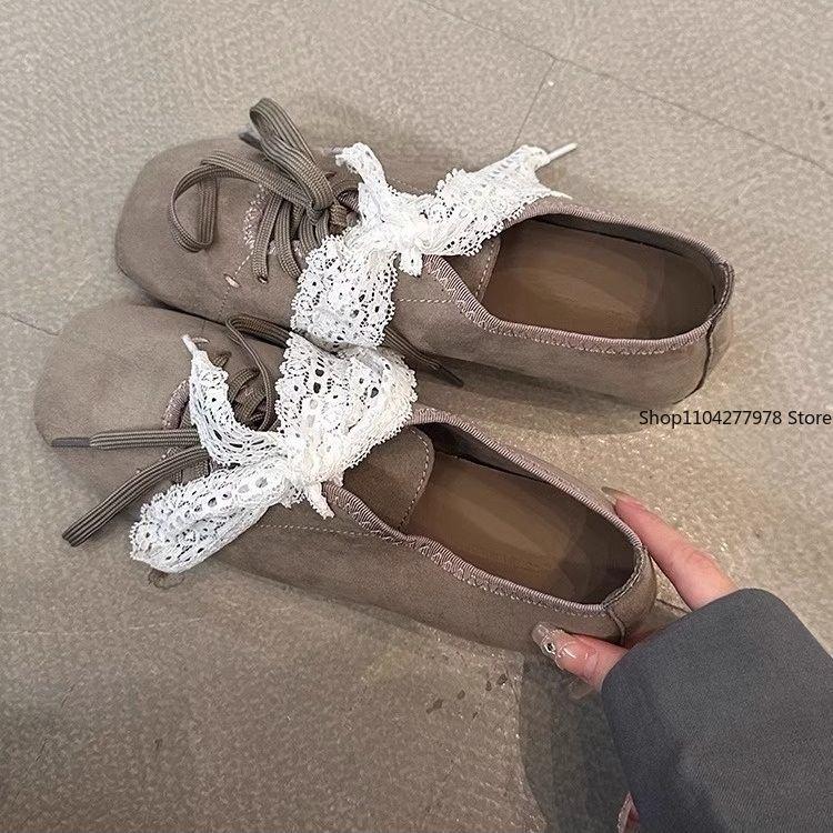Fashion Bead Flats Casual Sneakers Woman Shoes Sport Loafers Summer 2025 New Trend Lace-Up Running Shoes Designer Comfort Zapatos Mujer