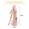 with Detachable Strap Pet Water Bottle 2-in-1 Pet Drinking Bottle Cute Pet Feeder  Pets Using
