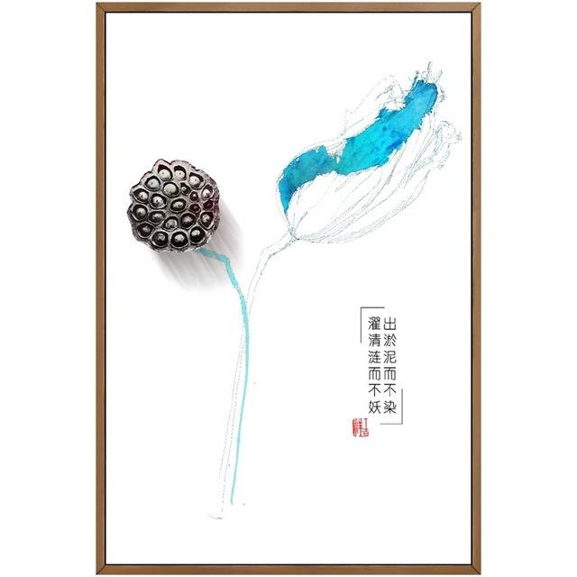 

Винтажное искусство лотоса и карпа, китайская живопись, печать плакатов, холст, картина для дома, спальни, настенная картина, современное украшение на заказ 21*30cm