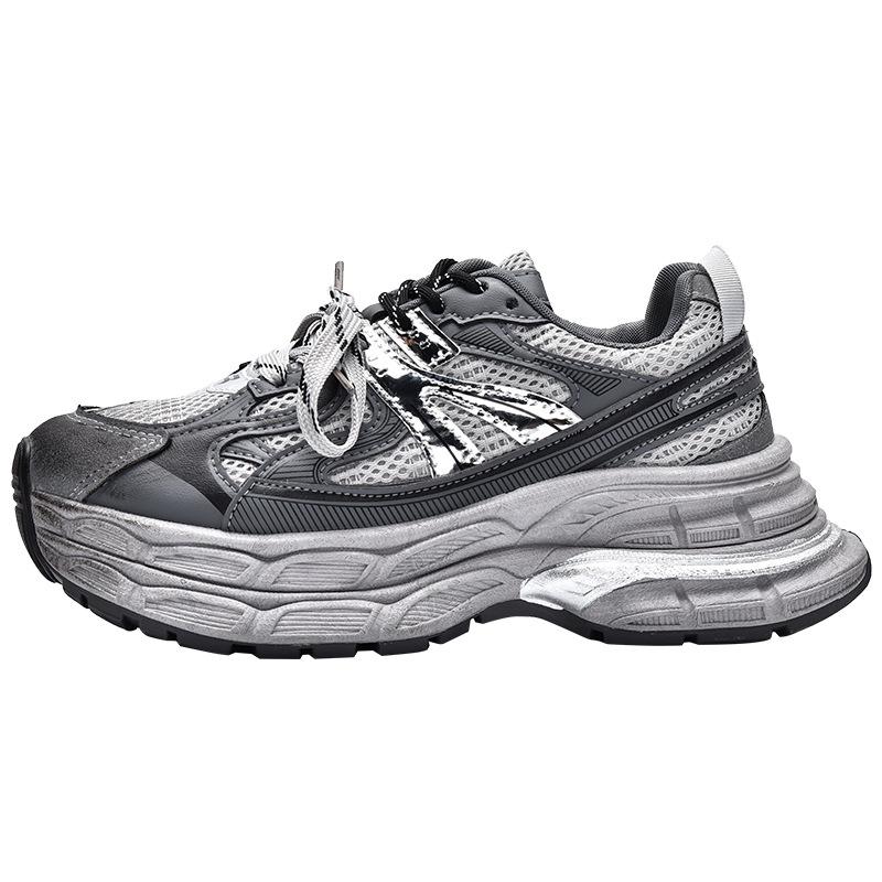 

Autumn and winter new dad shoes women s heightening platform casual sports shoes 3357 40 серый