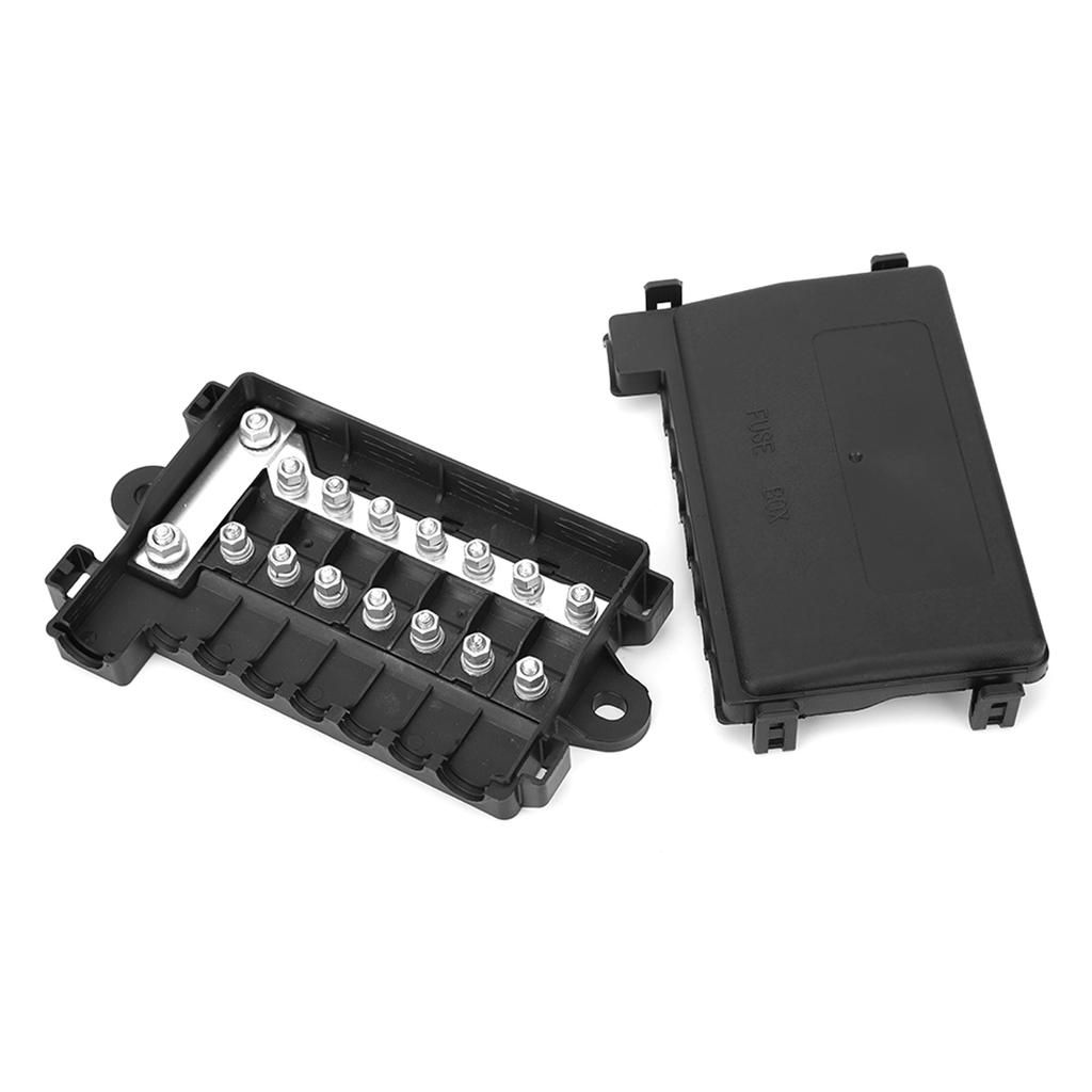 Durable MIDI MultiWay Fuse Block Box Holder Fusebox for RV Car Boat Bus Accessory