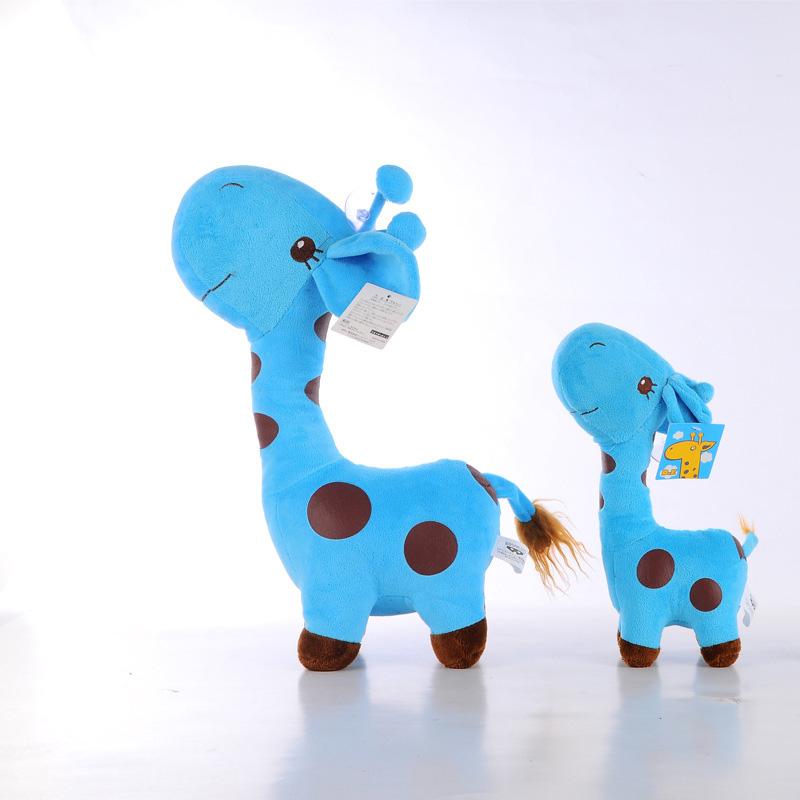 Cute giraffe doll plush toys for children's color plum giraffe doll kids gift
