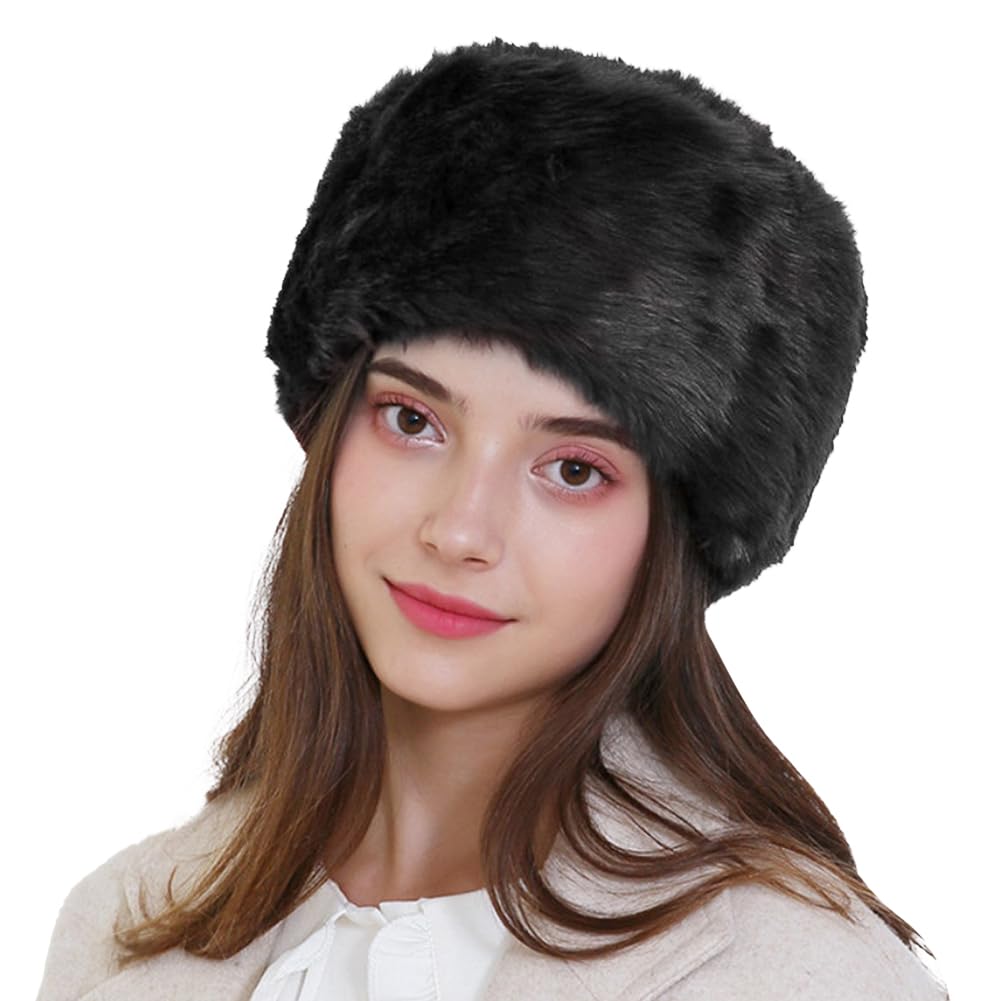 

Зимняя русская зимняя шапка для мужчин и пушистый мех Подходит для маленькой теплой Уважение к пожилым Черная шапка, Женщины, Шапка, Теплая, Толстая, Стильная, Пожилые, чёрный